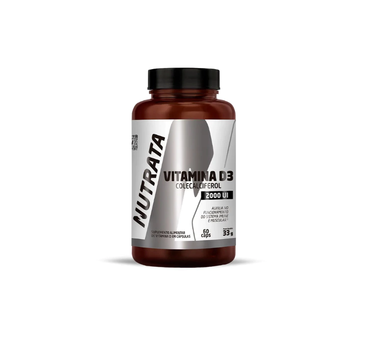 VITAMINA D3 (60 CAPS) - NUTRATA