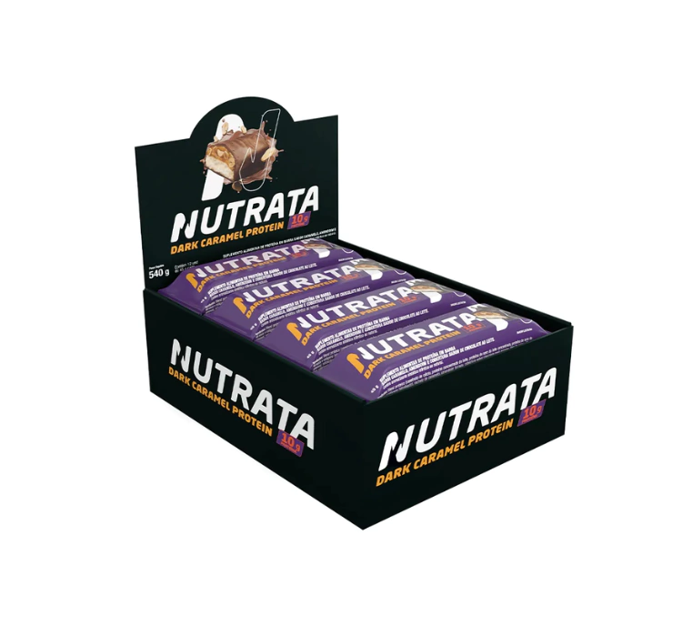 NUTRATA DARK CARAMEL PROTEIN (CAIXA COM 12 UN) - NUTRATA