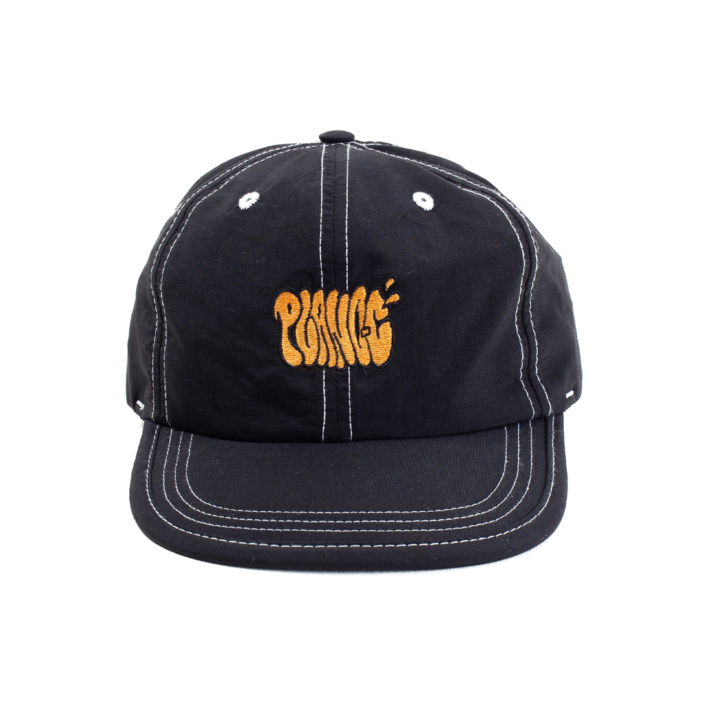 Boné Six Panel Snapback Plano C Aba EVA Bordado - Preto