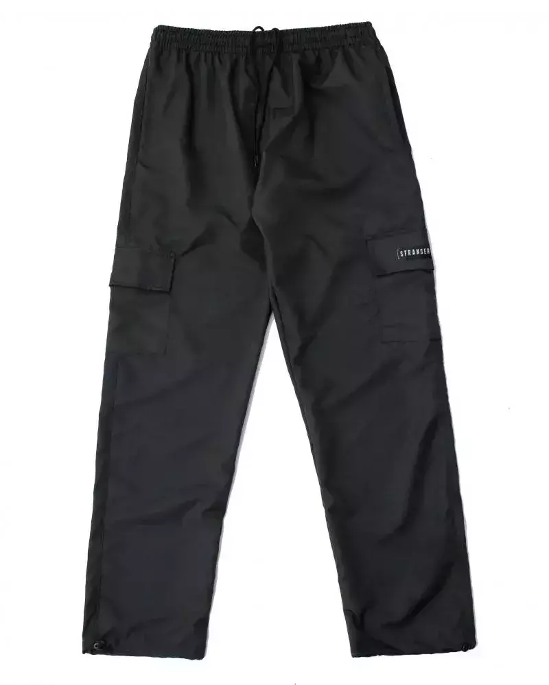 Calça Cargo Stranger Rip Stop Letreiro - Chumbo Escuro