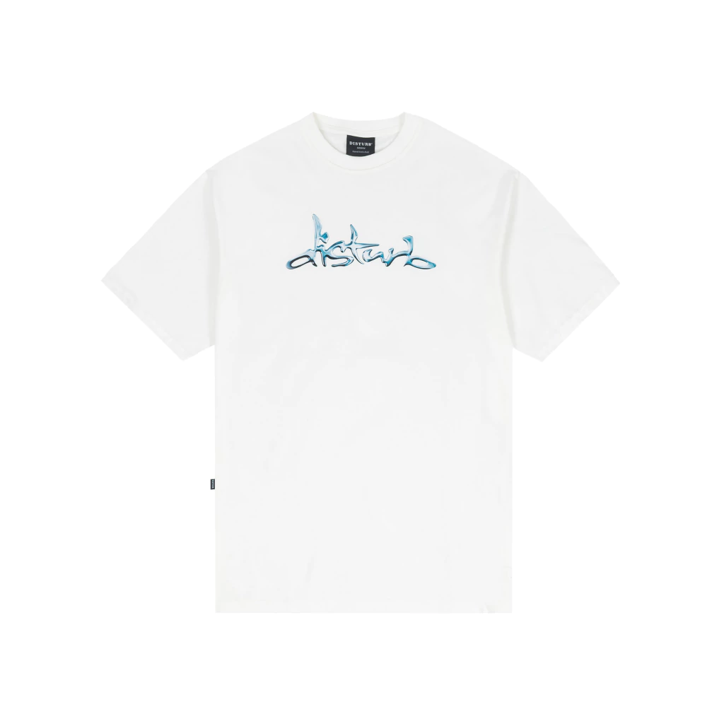 Camiseta Disturb Liquid Chrome - Off White