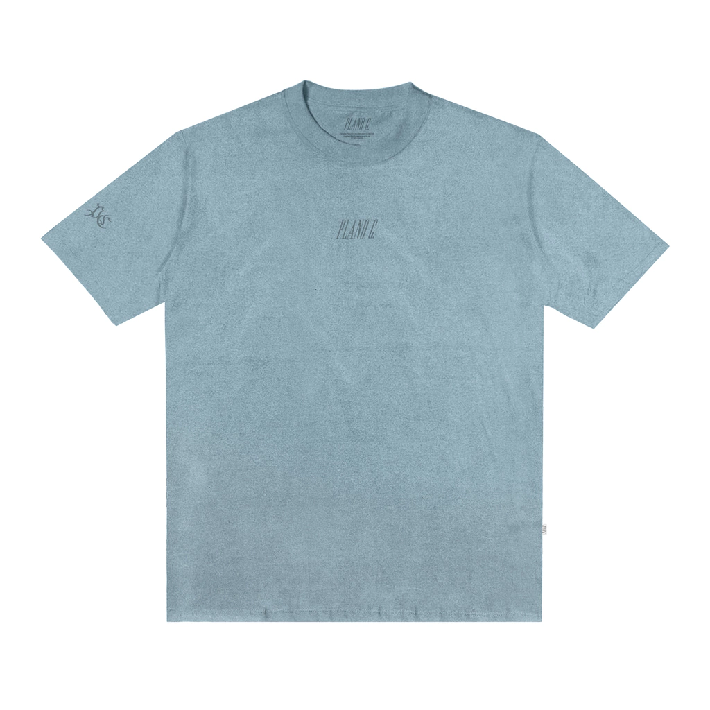 Camiseta Plano C Stone Logo - Azul