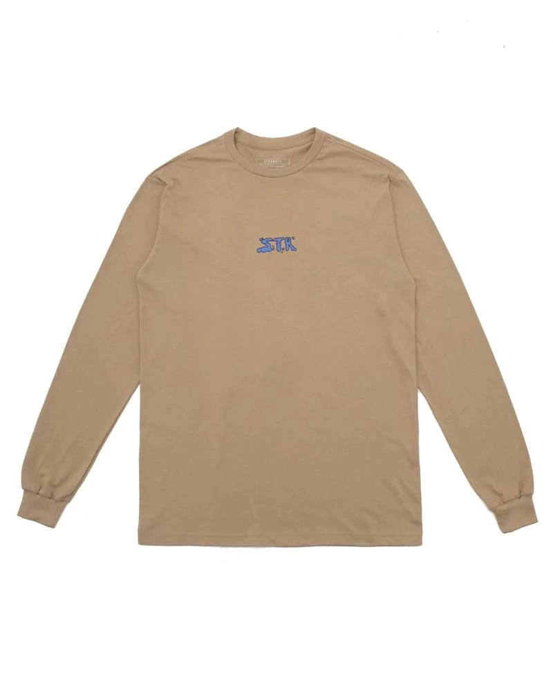 Camiseta Manga Longa Stranger Chinese Smoker - Caqui