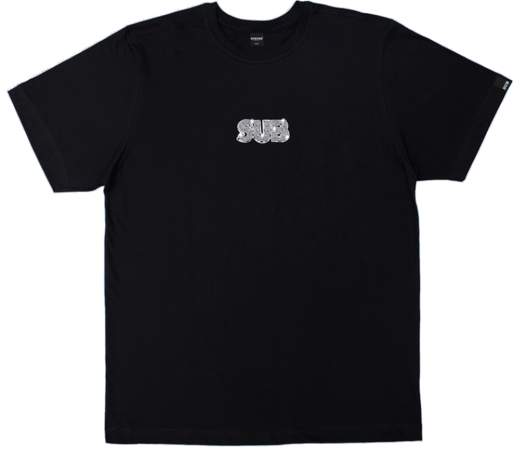 Tee Suburb Pendant Logo - Preta