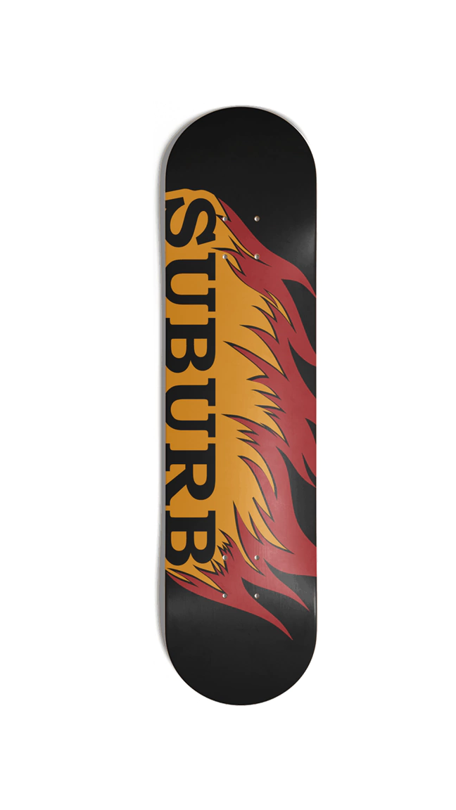 Shape Maple Canadense Suburb Fire Logo - Preto
