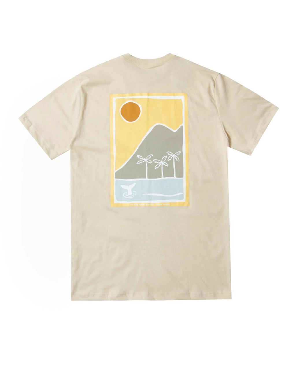 Camiseta Good Times Paisagem - Areia