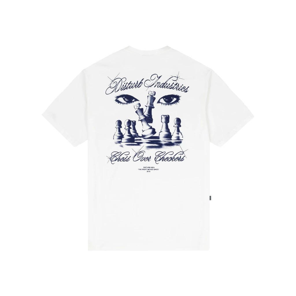 Camiseta Disturb Chess Over Checkers - Off White