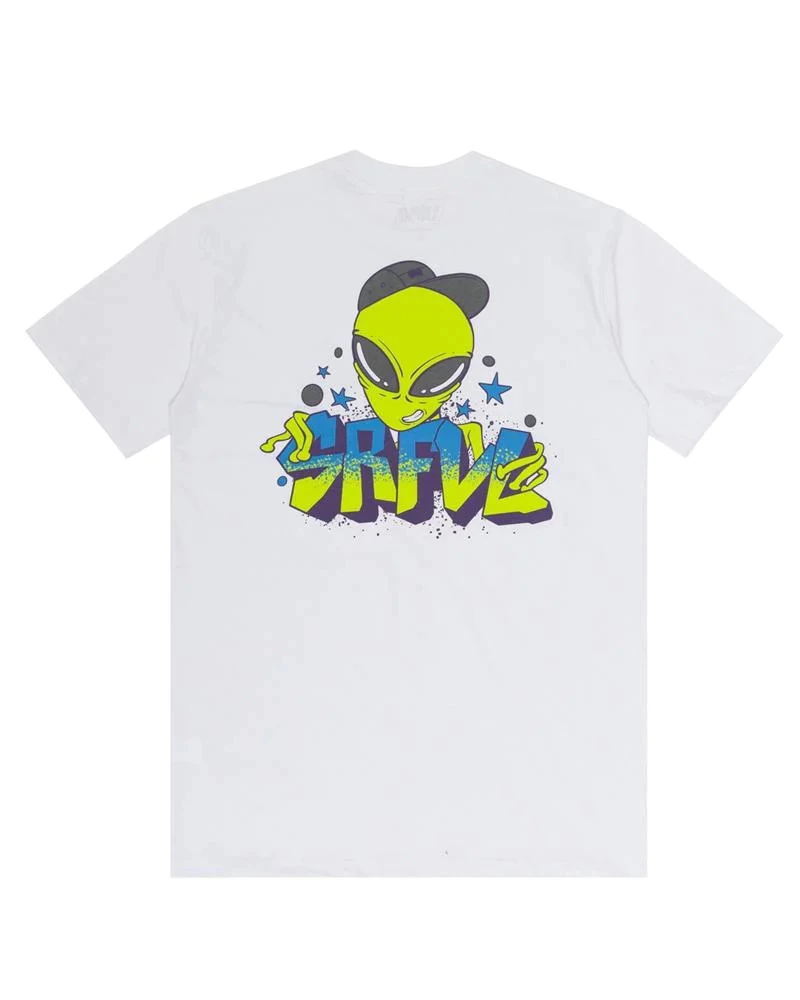 Camiseta Surfavel Alien - Branca