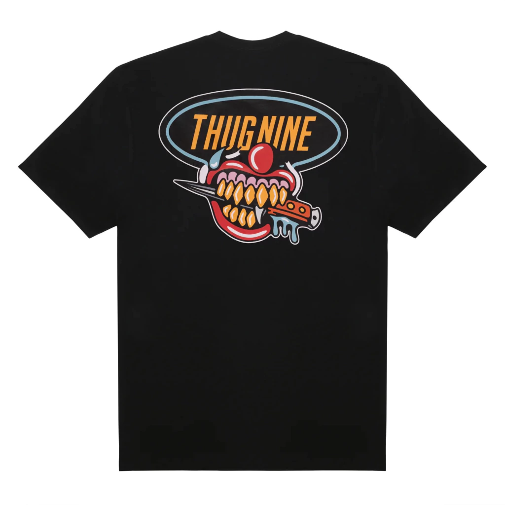 Camiseta Thug Nine Sycho Clown - Preta