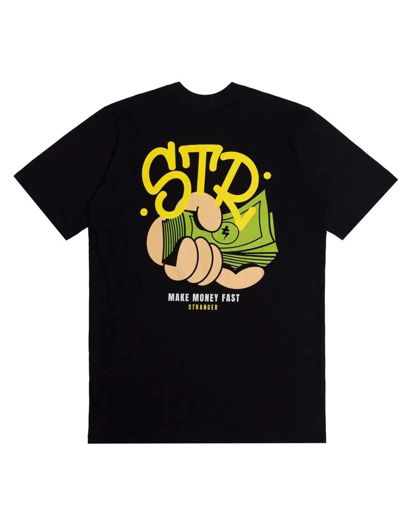 Camiseta Stranger Fast Money - Preta