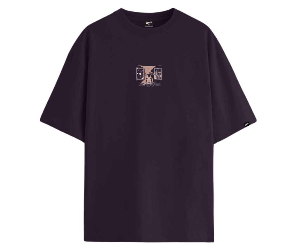 Camiseta Oodles Windows - Roxa