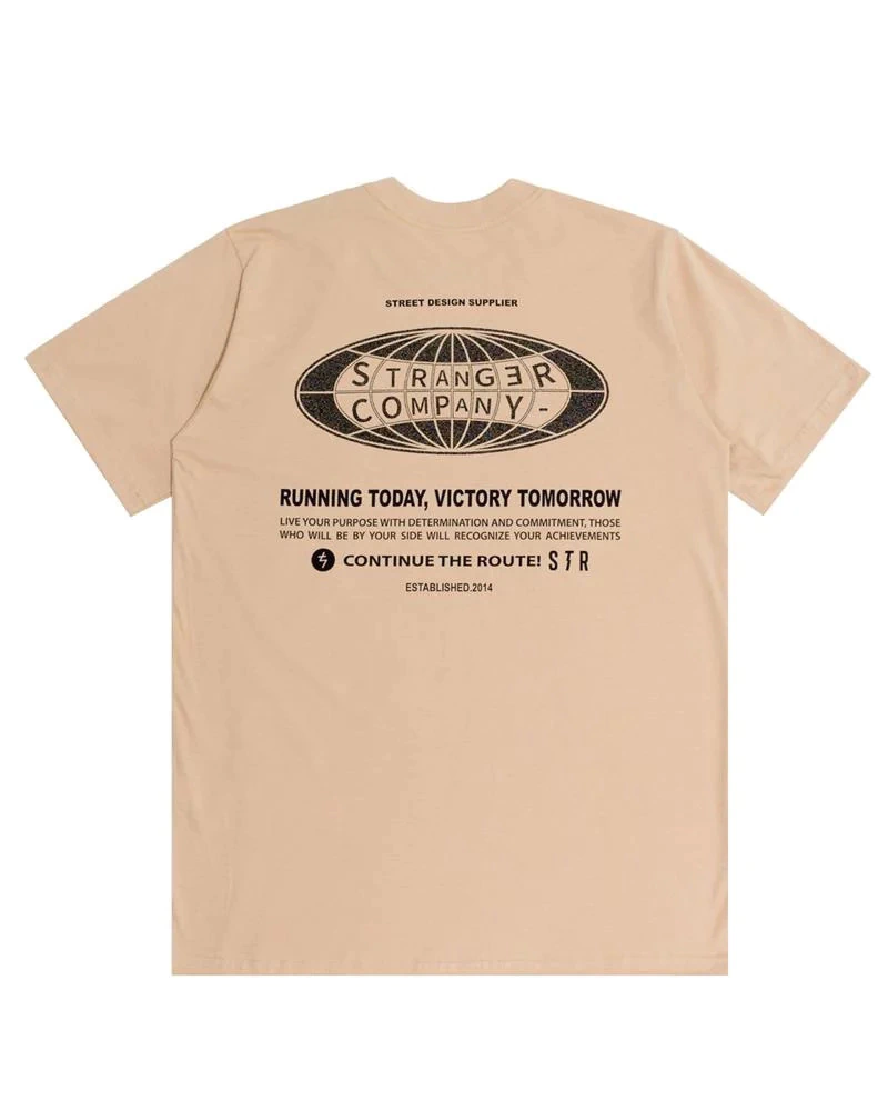 Camiseta Stranger Running Today - Bege