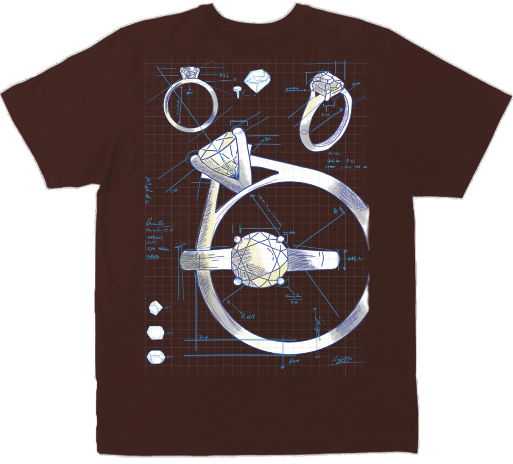 Tee Suburb Ring - Marrom