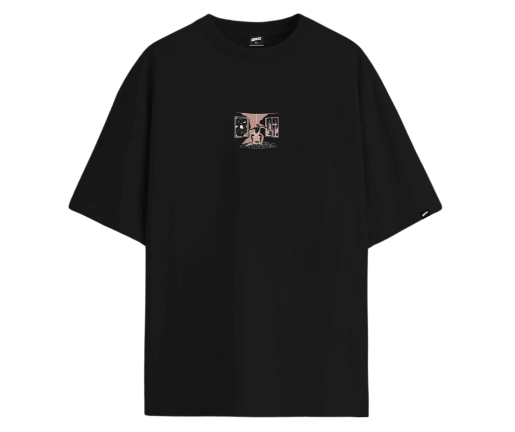 Camiseta Oodles Windows - Preta