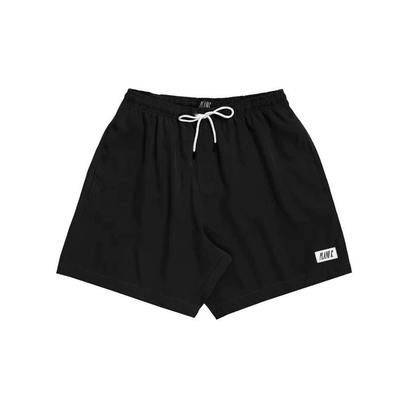 Shorts Plano C Logo Nylon WR - Preto