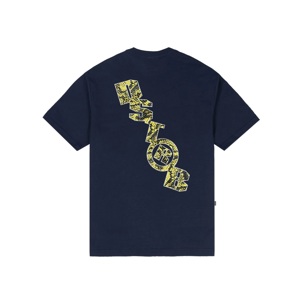 Camiseta Disturb Snakeskin - Azul