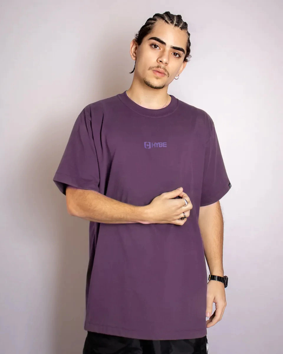 Camiseta Hybe Logo - Roxa