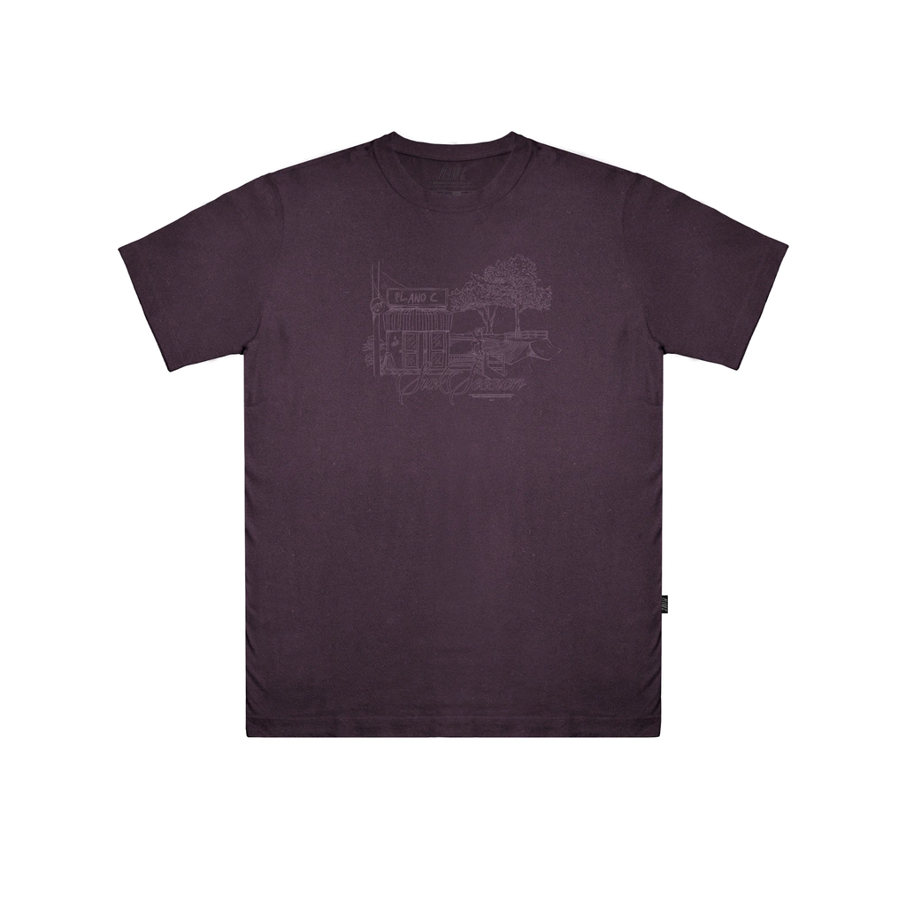 Camiseta Plano C Estonada Sick Session - Vinho