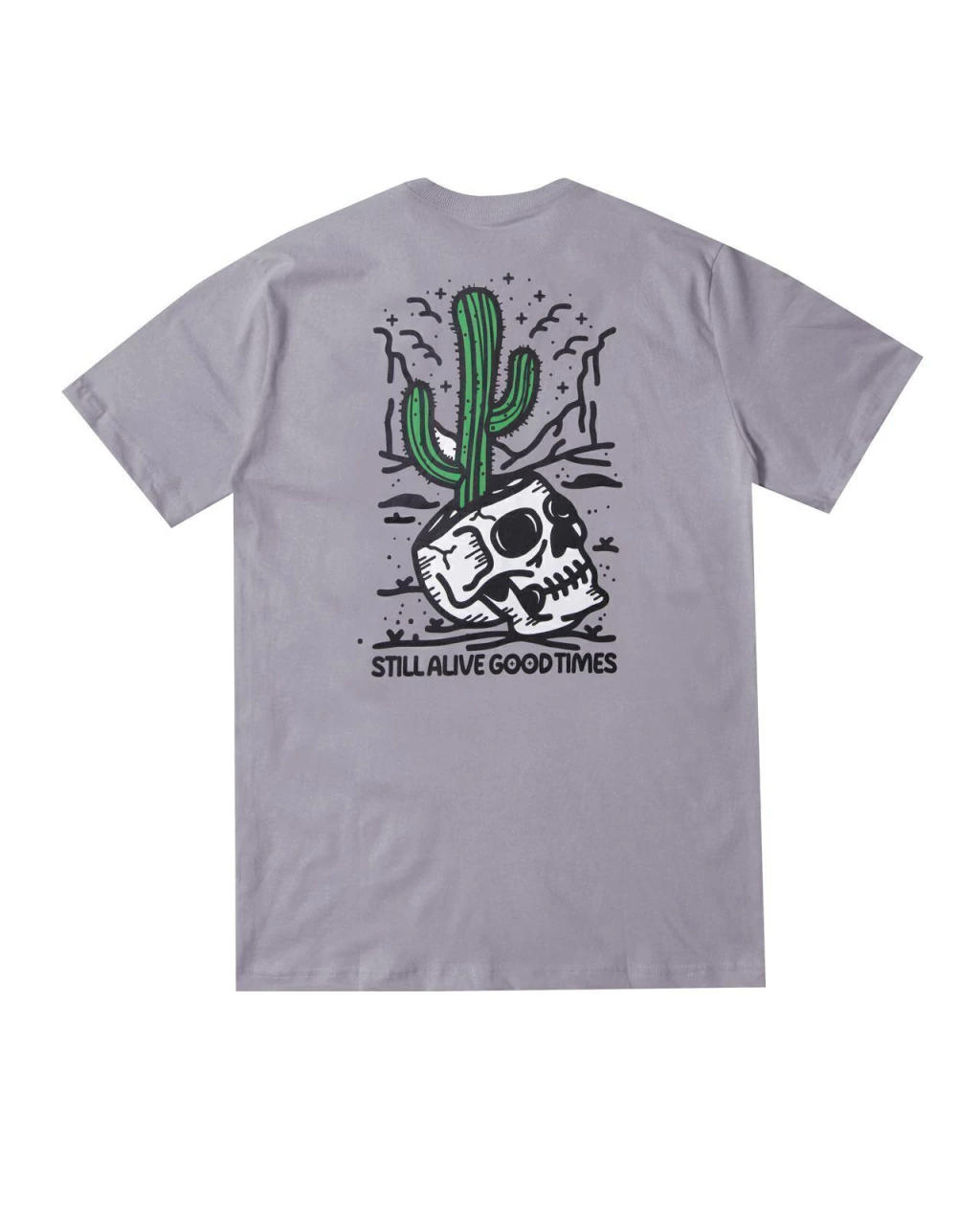 Camiseta Good Times Still Alive - Cinza