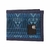 Printed Wallet Azul