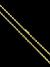 Corrente Cartier Cadeado Fecho Canhão (3,5mm) -Banho Ouro 18k