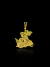 Pingente São Jorge Vazado - Banho Ouro 18k