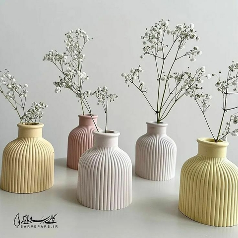 Molde florero yeso
