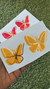 Mariposas adhesivas x 12 unidades