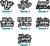 Stickers dobles Amor y amistad - comprar online
