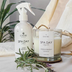 COMBO Spa Day - Vela + Perfumina Textil