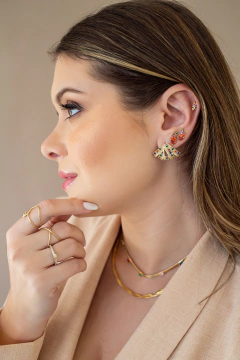 Ear cuff multicolor