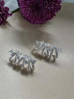 Ear cuff fios Dourado/Prata - comprar online