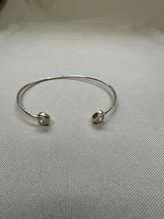 Bracelete Coração Zircônia Dourado - comprar online