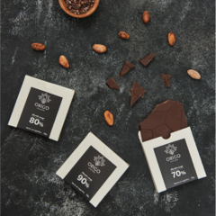 Chocolate amargo al 90% - sin azúcar - comprar online