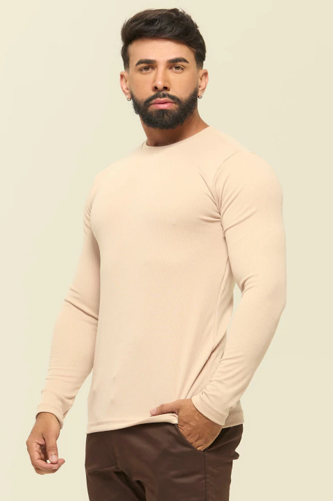 Imagem do camisa gola careca manga longa