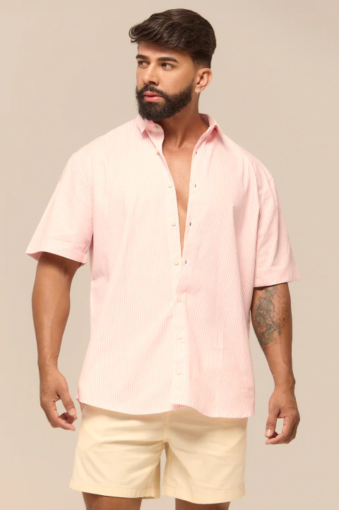 CAMISA OVER DE LINHO - loja online