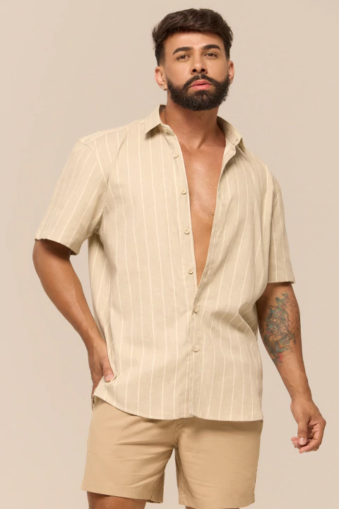 Imagem do CAMISA OVER DE LINHO