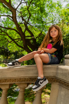 Jordan low blanco y negro kids en internet