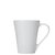 Caneca cônica branca de porcelana com capacidade de 150ml