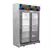 EXPOSITOR REFRIGERADO AUTO SERVIÇO C/2 PORTAS E TESTEIRA - 1000L ACFM-1000 FRICON na internet