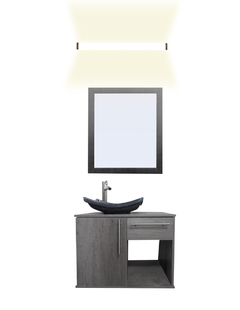 Gabinete Para Baño Con Lavabo AGATHA Con Lampara Y Espejo en internet