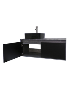 Imagen de Gabinete Flotante Para Baño Con Lavamanos Y Llave OLIVIA