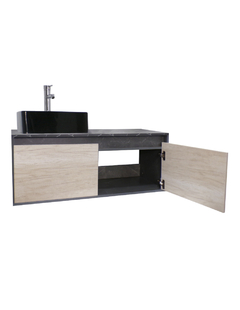 Gabinete Flotante Para Baño Con Lavamanos Y Llave OLIVIA