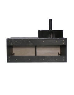 Imagen de Gabinete Flotante Para Baño Con Lavamanos Y Llave OLIVIA