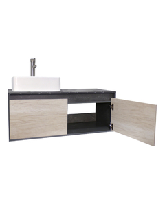 Gabinete Flotante Para Baño Con Lavamanos Y Llave OLIVIA