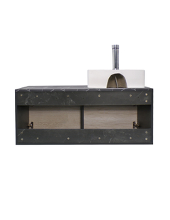 Imagen de Gabinete Flotante Para Baño Con Lavamanos Y Llave OLIVIA