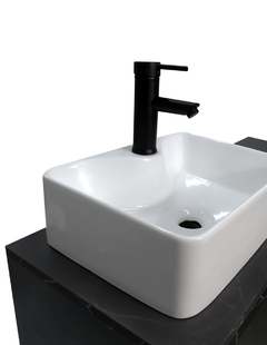 Gabinete Flotante Para Baño Con Lavamanos Y Llave OLIVIA