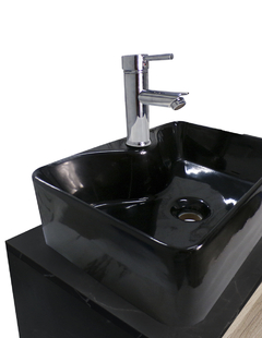 Gabinete Flotante Para Baño Con Lavamanos Y Llave OLIVIA - Decomobil