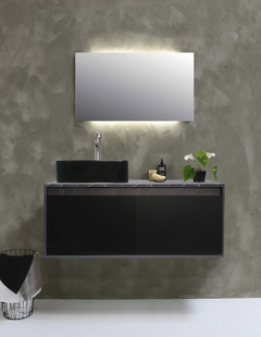 Gabinete Flotante Para Baño Con Lavamanos Y Llave OLIVIA en internet