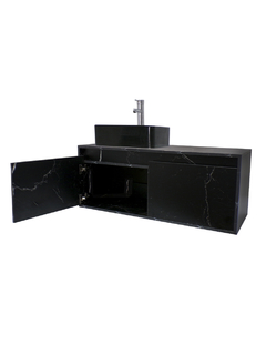 Gabinete Flotante Para Baño Con Lavamanos Y Llave OLIVIA - Decomobil